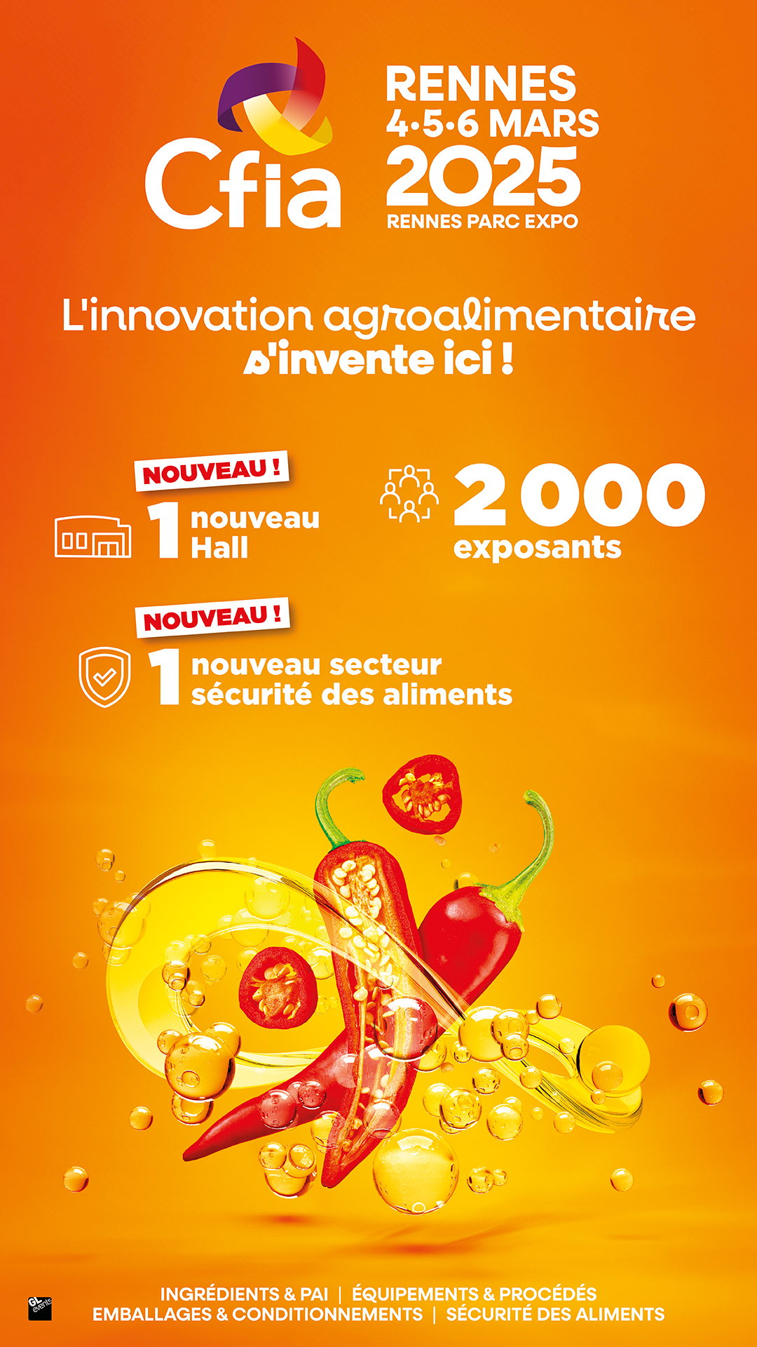 Salon CFIA Rennes - 4 au 6 mars 2025